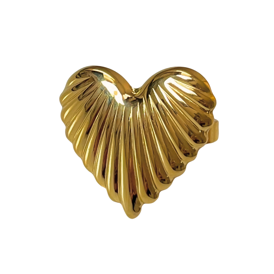 Anillo Big Love | KHLOE JOYAS | Anillos,Color Oro,Color Plata,Corazon