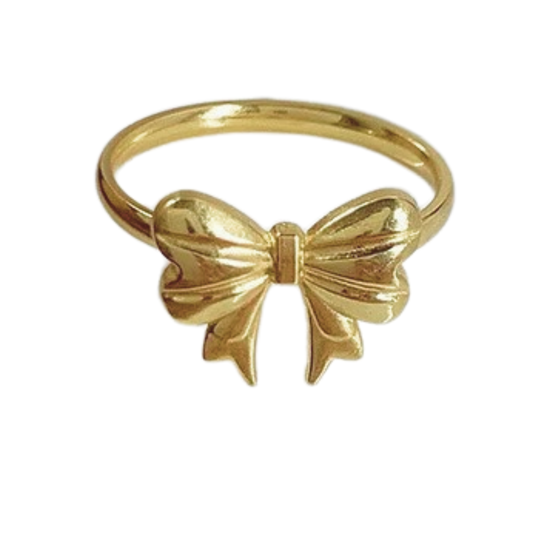 Anillo Bow | KHLOE JOYAS | 15%,Anillos,Color Oro,Lazos