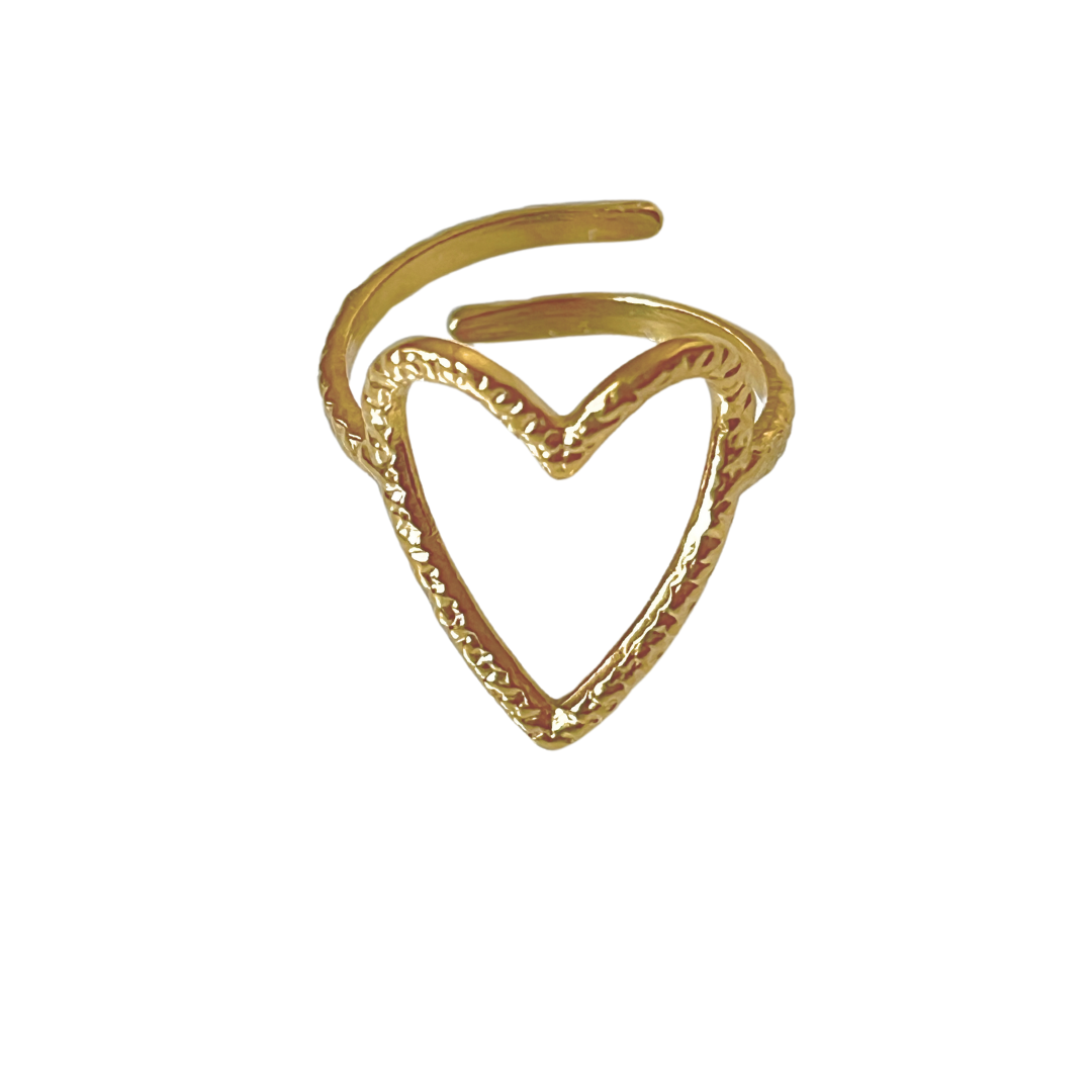Anillo Cuore | KHLOE JOYAS | Anillos,Color Oro,Corazon