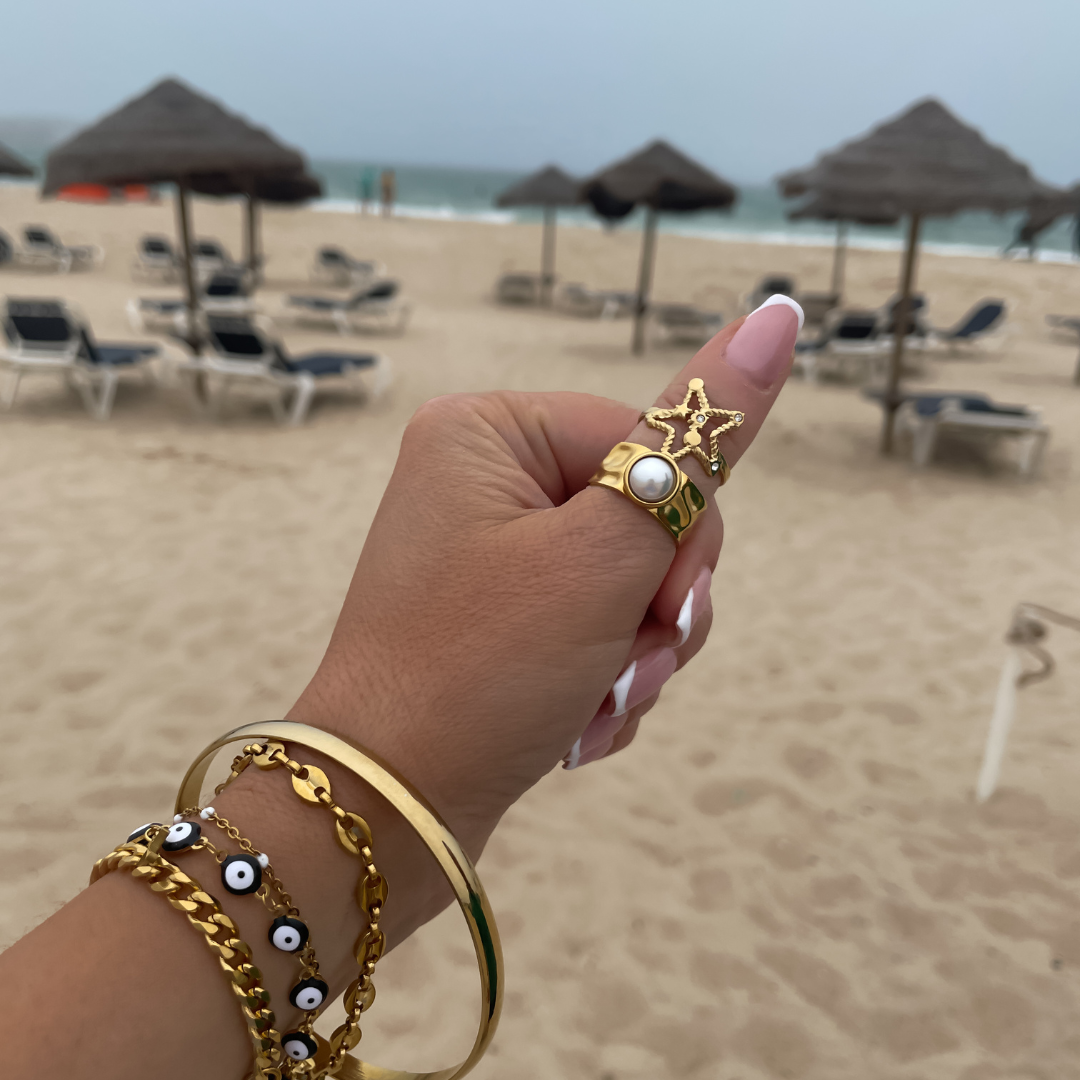 Anillo Starmarin | KHLOE JOYAS | 40%,Anillos,Color Oro,Con Brillantes