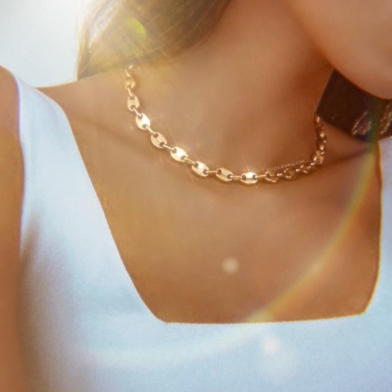 Cadena Mariner Gucci Link | KHLOE JOYAS | 15%,Cadenas,Color Oro,Gargantillas,Unisex