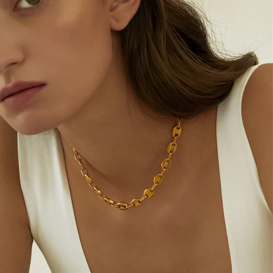 Cadena Mariner Gucci Link | KHLOE JOYAS | 15%,Cadenas,Color Oro,Gargantillas,Unisex