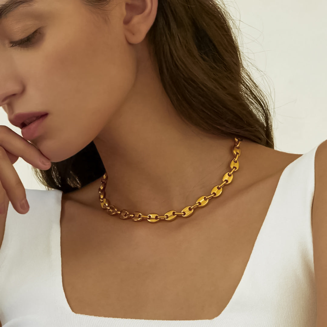 Cadena Mariner Gucci Link | KHLOE JOYAS | 15%,Cadenas,Color Oro,Gargantillas,Unisex