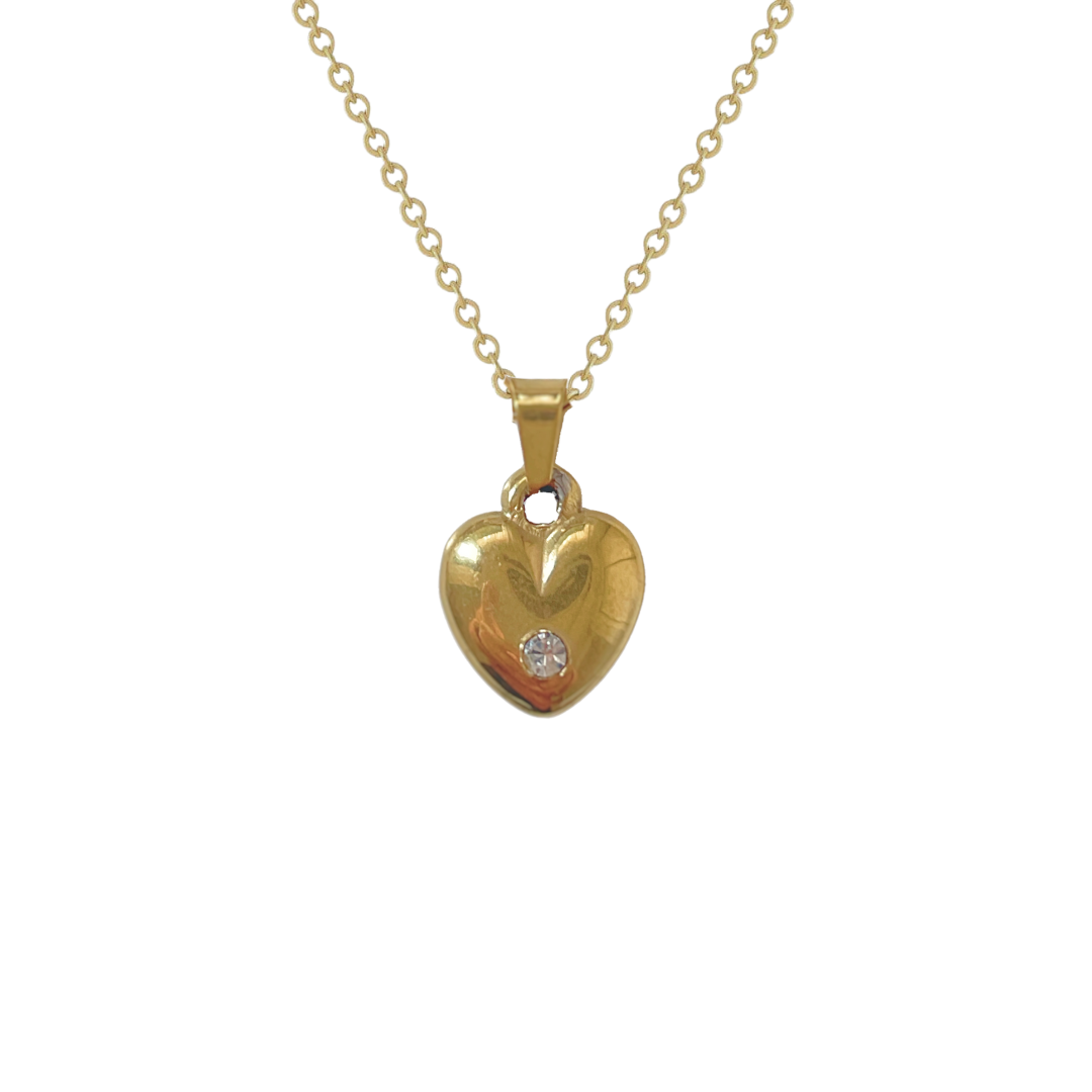 Colgante Valentine | KHLOE JOYAS | 40%,Colgantes,Color Oro,Con Brillantes,Corazon