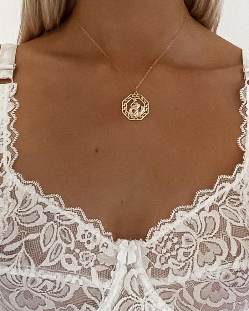 Collar Athena Zodiac | KHLOE JOYAS | 40%,Colgantes,Collares,Color Oro,Zodiaco