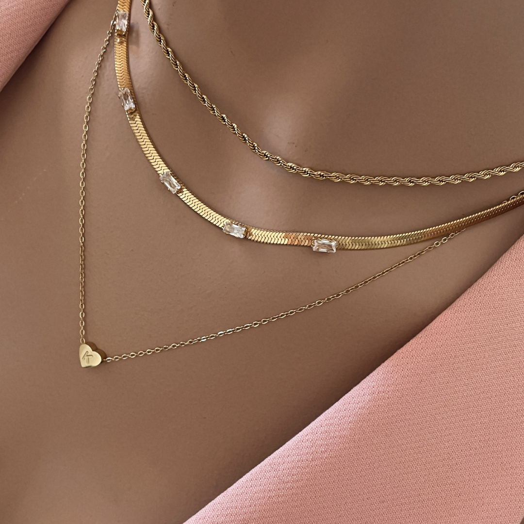 Collar Empathy CZ | KHLOE JOYAS | 15%,Collares,Color Oro,Con Brillantes,Gargantillas