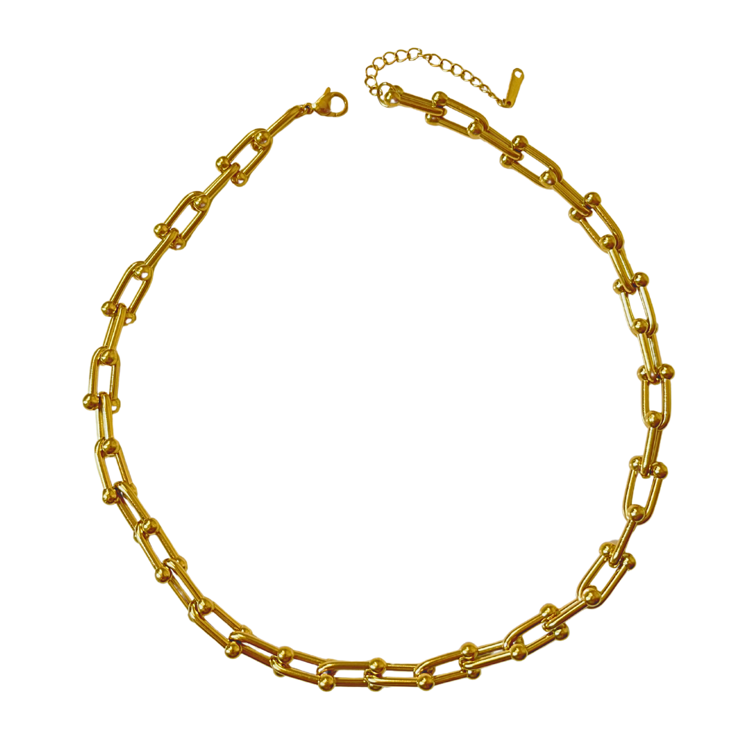 Collar Estribos | KHLOE JOYAS | Cadenas,Collares,Color Oro