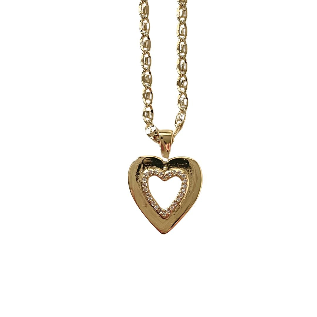 Collar Je T'aime | KHLOE JOYAS | Colgantes,Collares,Color Oro,Con Brillantes