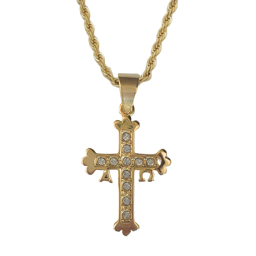 Collar Reconquista | KHLOE JOYAS | Colgantes,Color Oro,Colores,Con Brillantes,Cruces,Religioso,Unisex