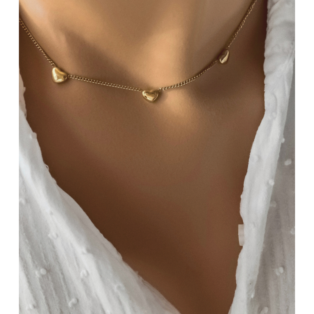 Collar Sweet Love | KHLOE JOYAS | Collares,Color Oro,Corazon,Gargantillas