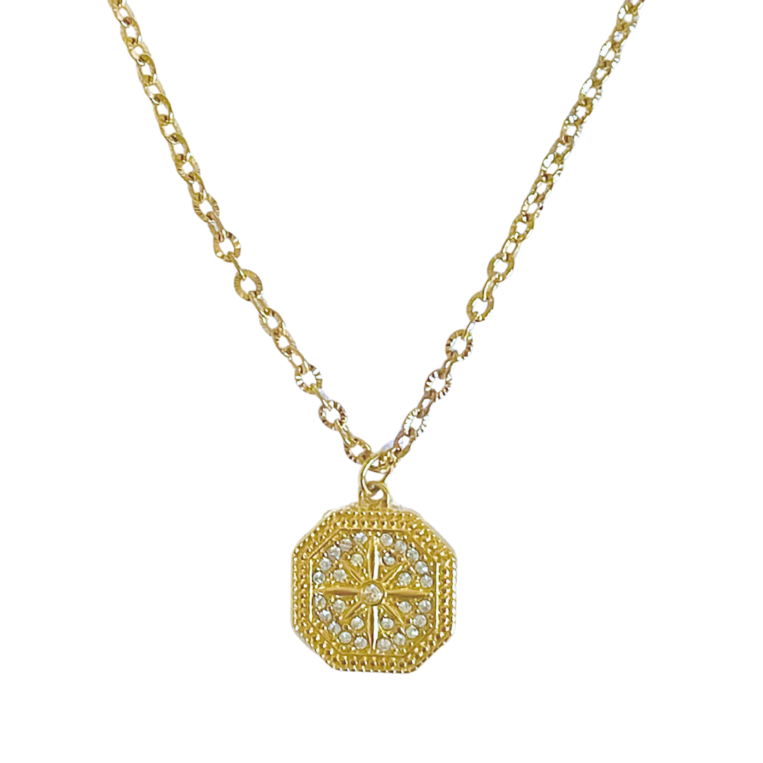 Collar Destiny | KHLOE JOYAS | 40%,Colgantes,Collares,Color Oro,Con Brillantes