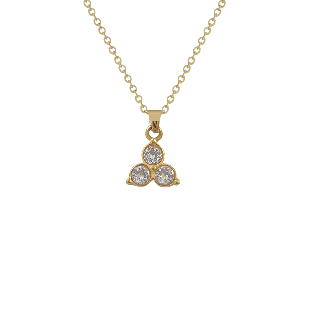 Collar Kentya | KHLOE JOYAS | 15%,Colgantes,Collares,Color Oro,Con Brillantes