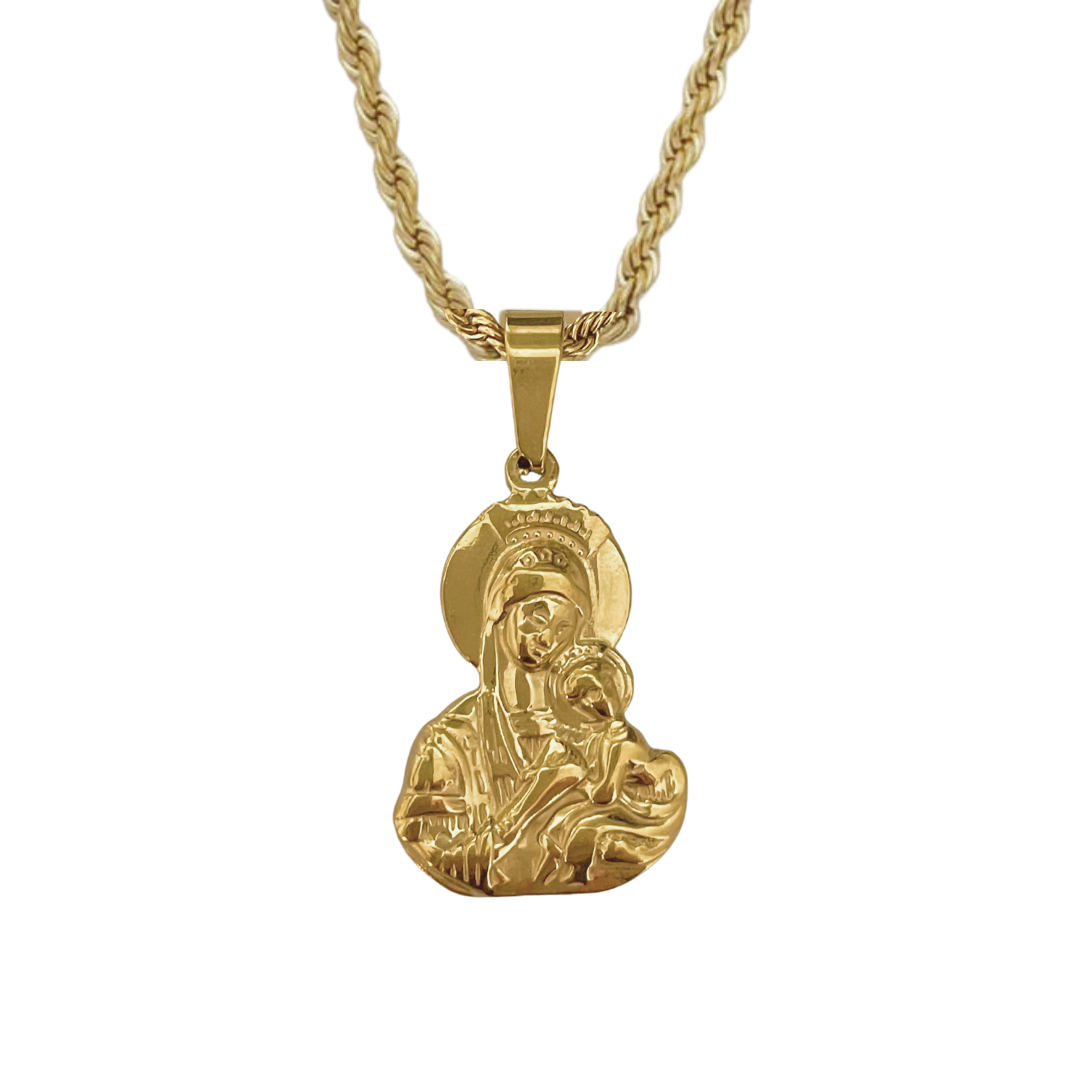 Collar Virgen Del Carmen | KHLOE JOYAS | 15%,Colgantes,Collares,Color Oro,Religioso,Unisex