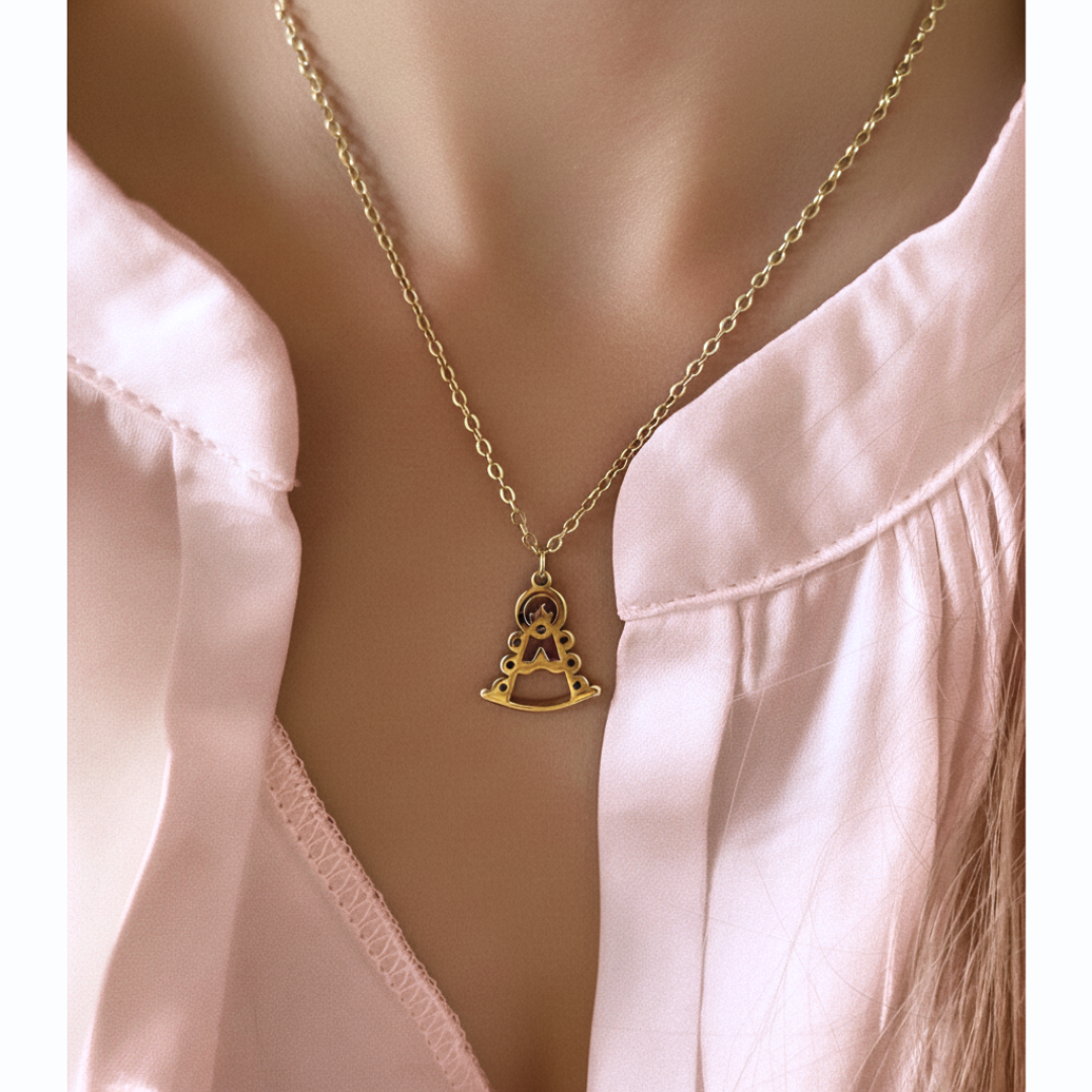 Collar Virgen Del Rocio Silueta