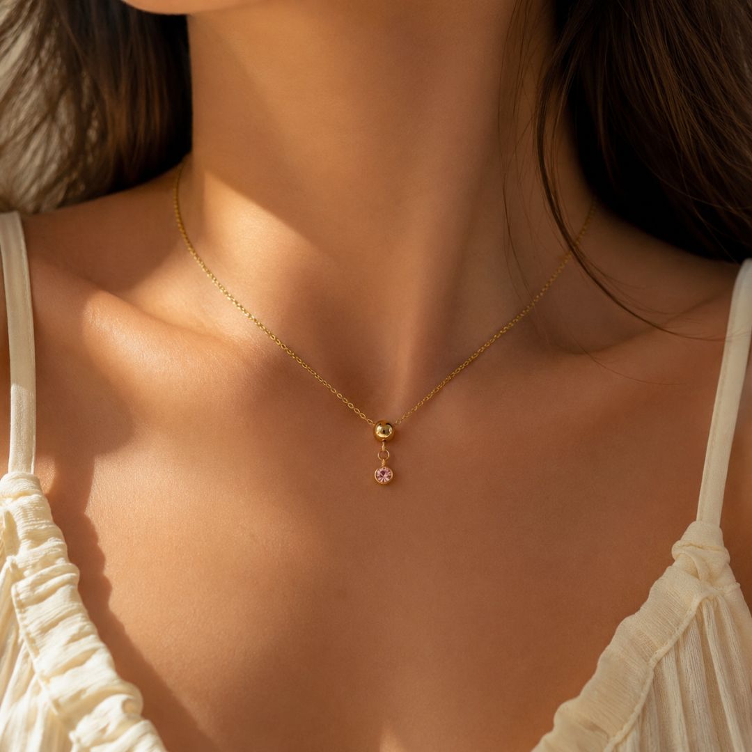 Toast Birthstone Necklace