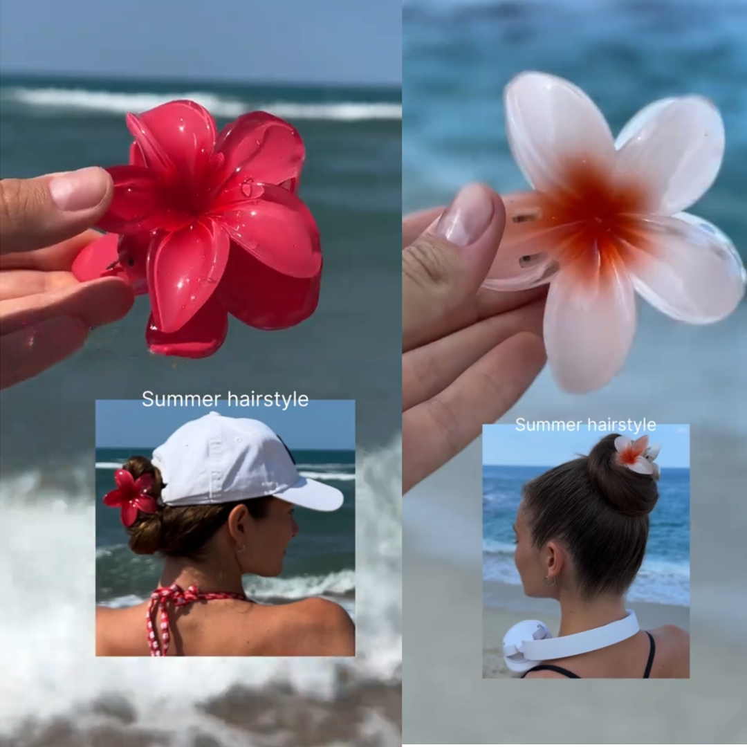 Pinza Pelo Flor Tropical