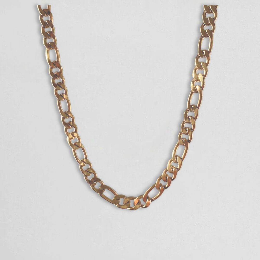 Gargantilla Chunky Figaro | KHLOE JOYAS | Cadenas,Color Oro,Gargantillas,Unisex