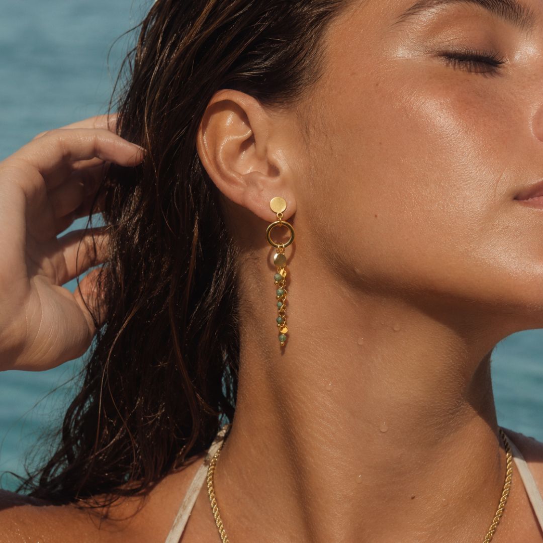 Izzy Natural Stone Earrings