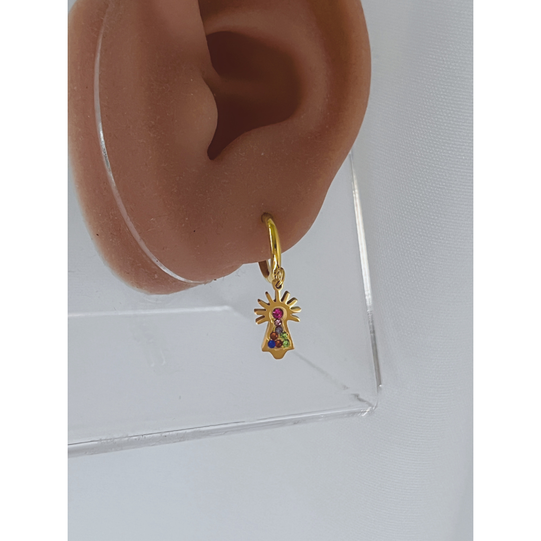 Pendientes Virgen Del Pilar Aritos