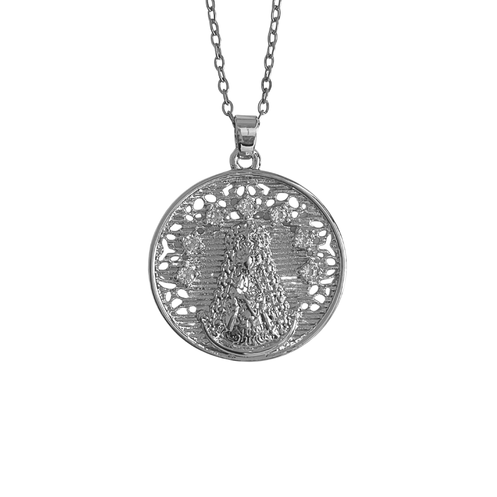 Collar Medallón Virgen Del Rocio Aura
