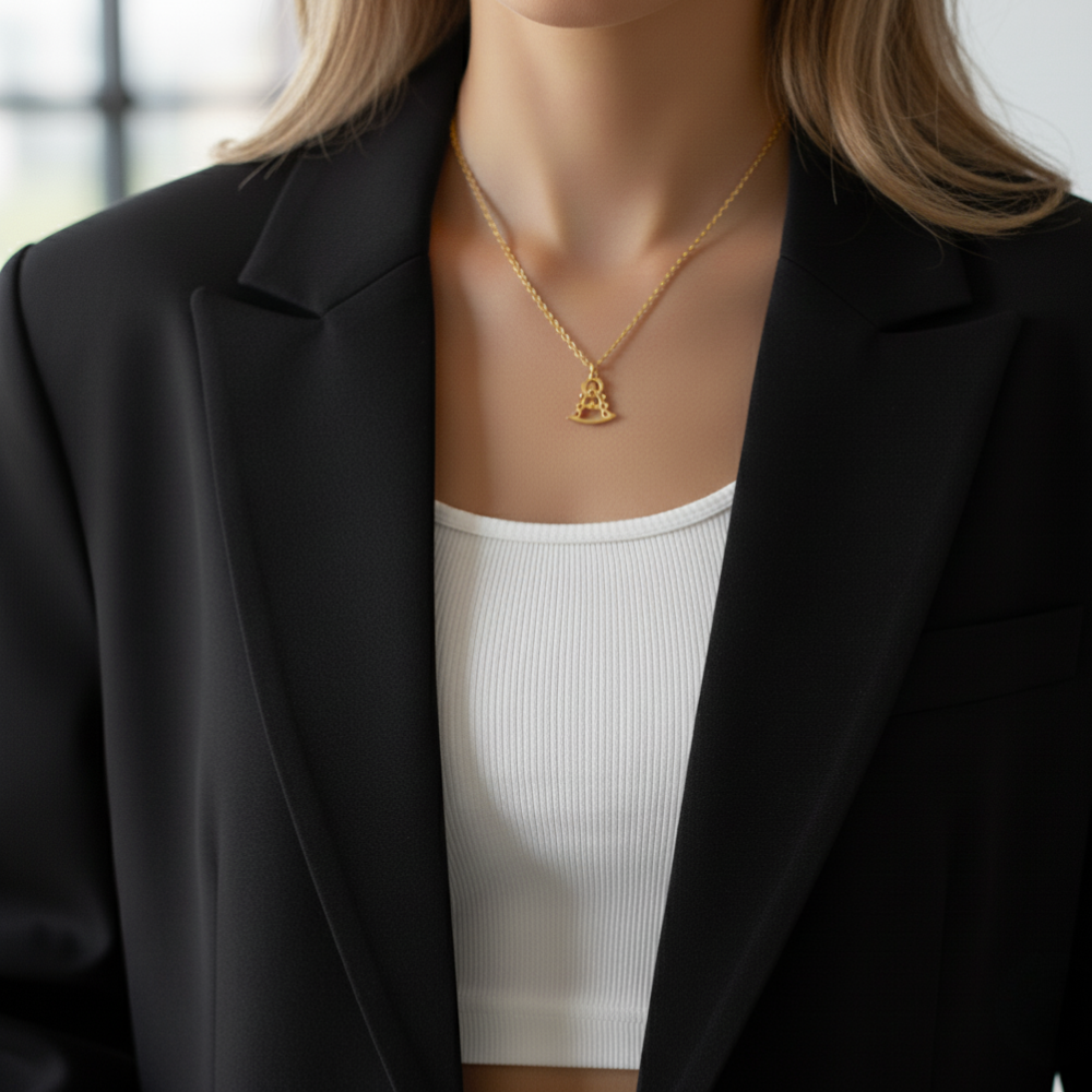 Virgin of Rocio Silhouette Necklace