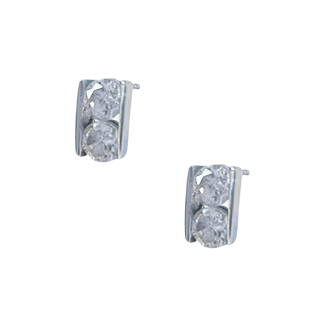 Pendientes Arlberg CZ | KHLOE JOYAS | Color Plata,Con Brillantes,Pendientes