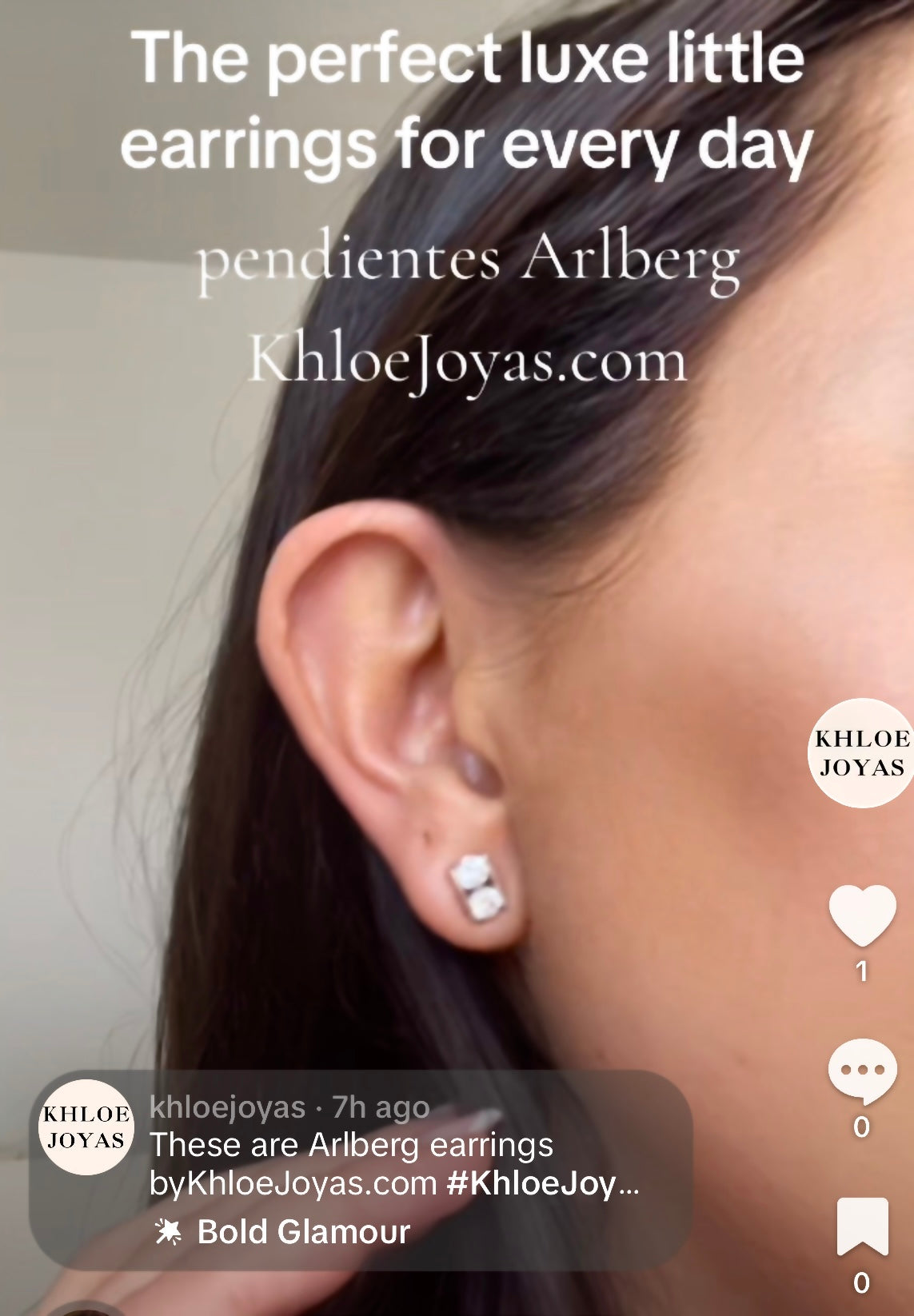 Pendientes Arlberg CZ | KHLOE JOYAS | Color Plata,Con Brillantes,Pendientes