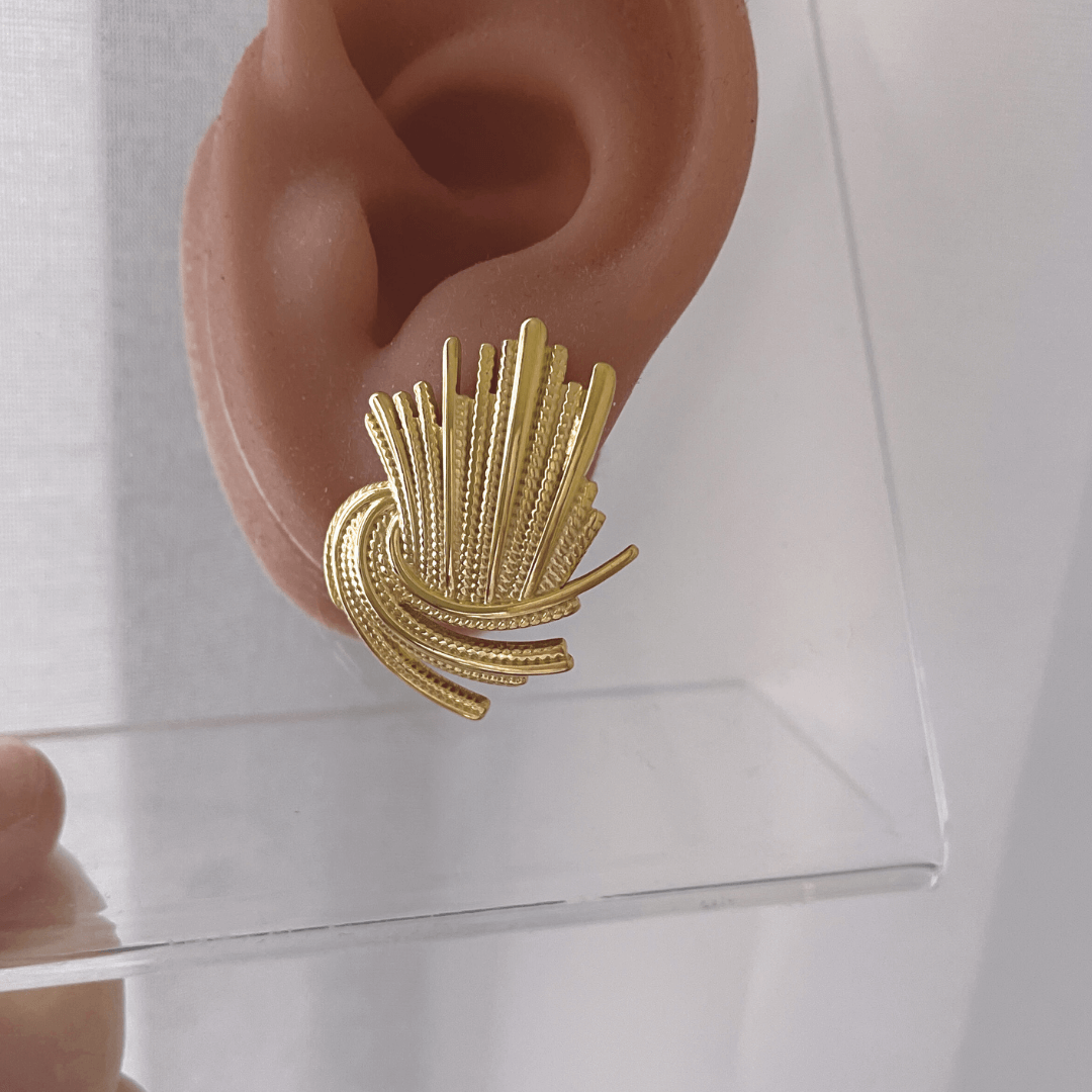 Pendientes Carter | KHLOE JOYAS | Color Oro,Pendientes