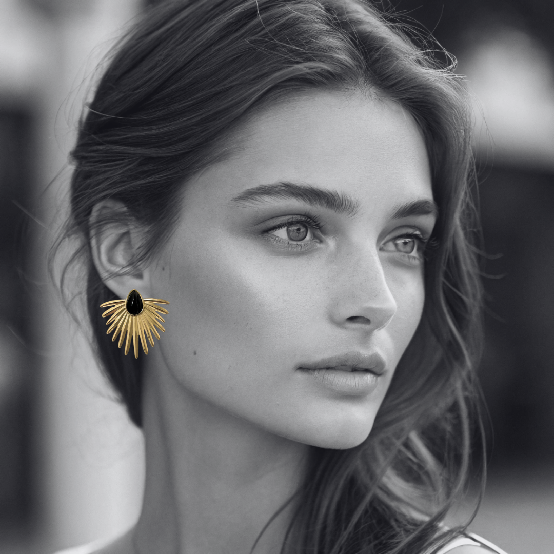 Pendientes Gaby | KHLOE JOYAS | Color Oro,Pendientes