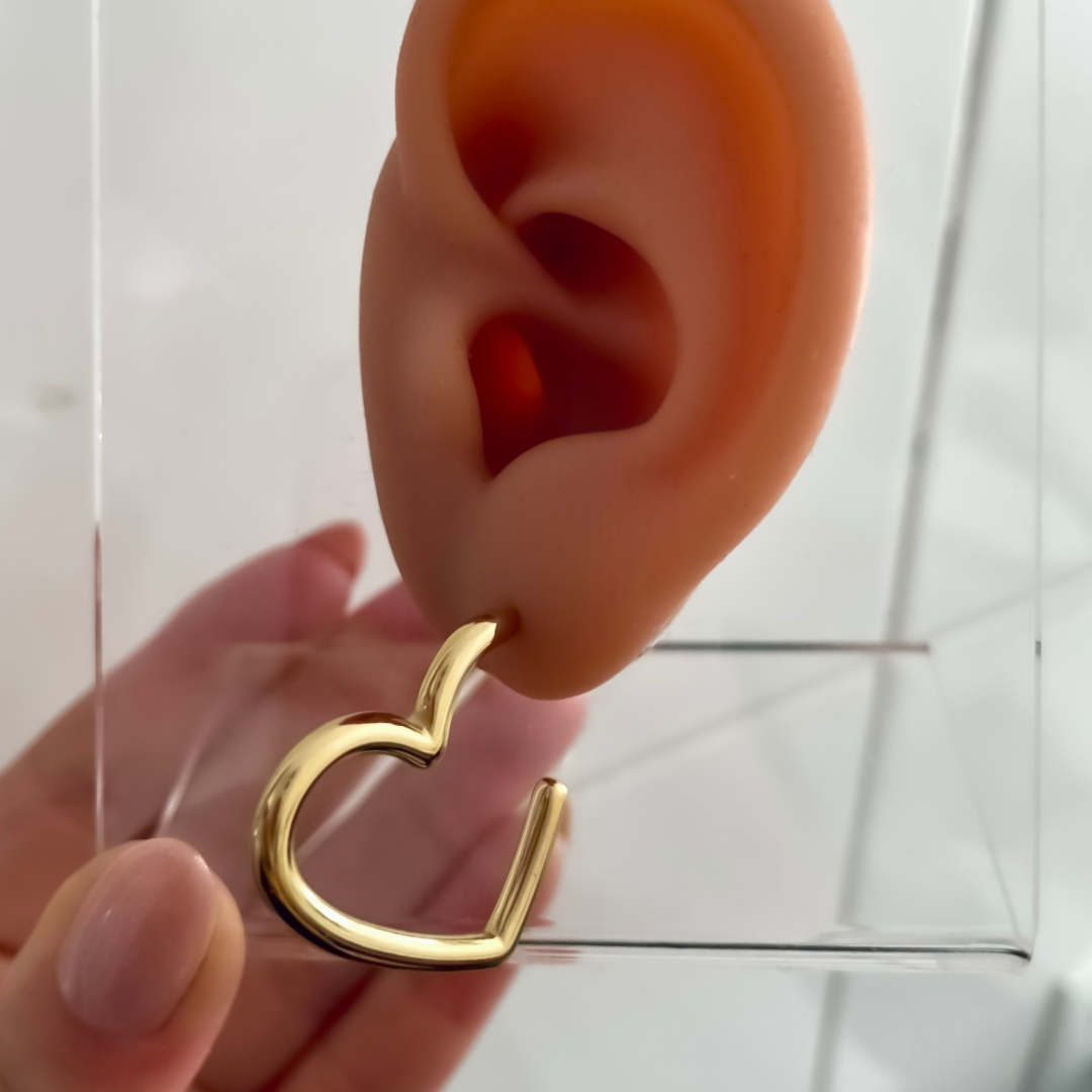 Pendientes Harper | KHLOE JOYAS | Color Oro,Corazon,Pendientes