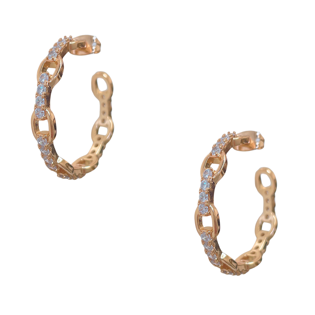 Pendientes Mascarat | KHLOE JOYAS | 40%,Color Oro,Con Brillantes,Pendientes