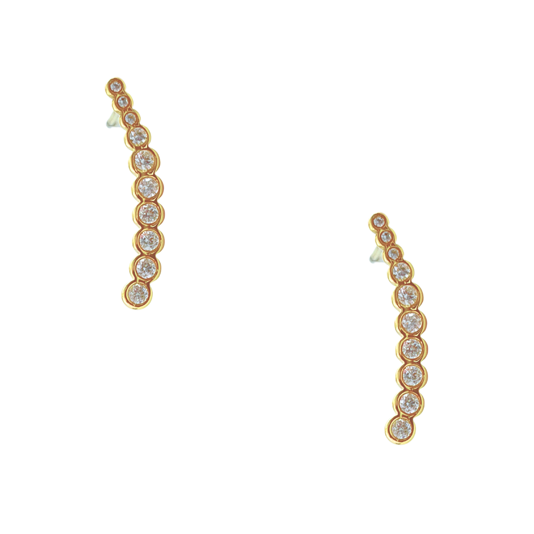 Pendientes Oslo | KHLOE JOYAS | Color Oro,Color Plata,Con Brillantes,Pendientes