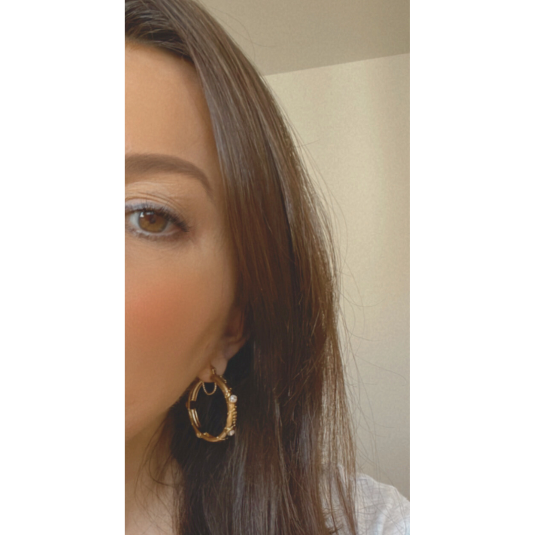 Pendientes Mirage | KHLOE JOYAS | 40%,Color Oro,Con Brillantes,Pendientes