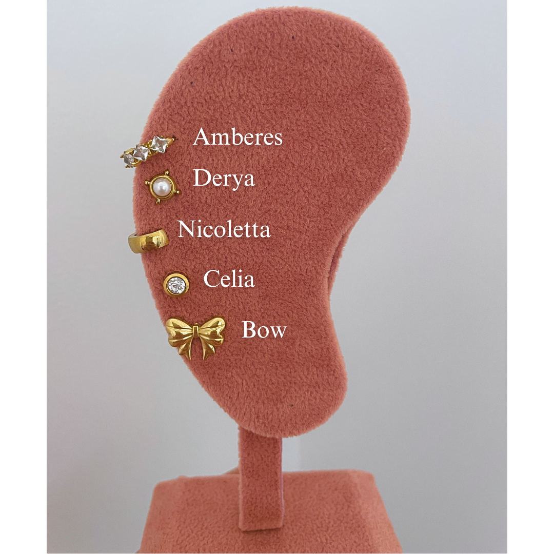Pendientes Nicoletta | KHLOE JOYAS | 60%,Color Oro,Pendientes