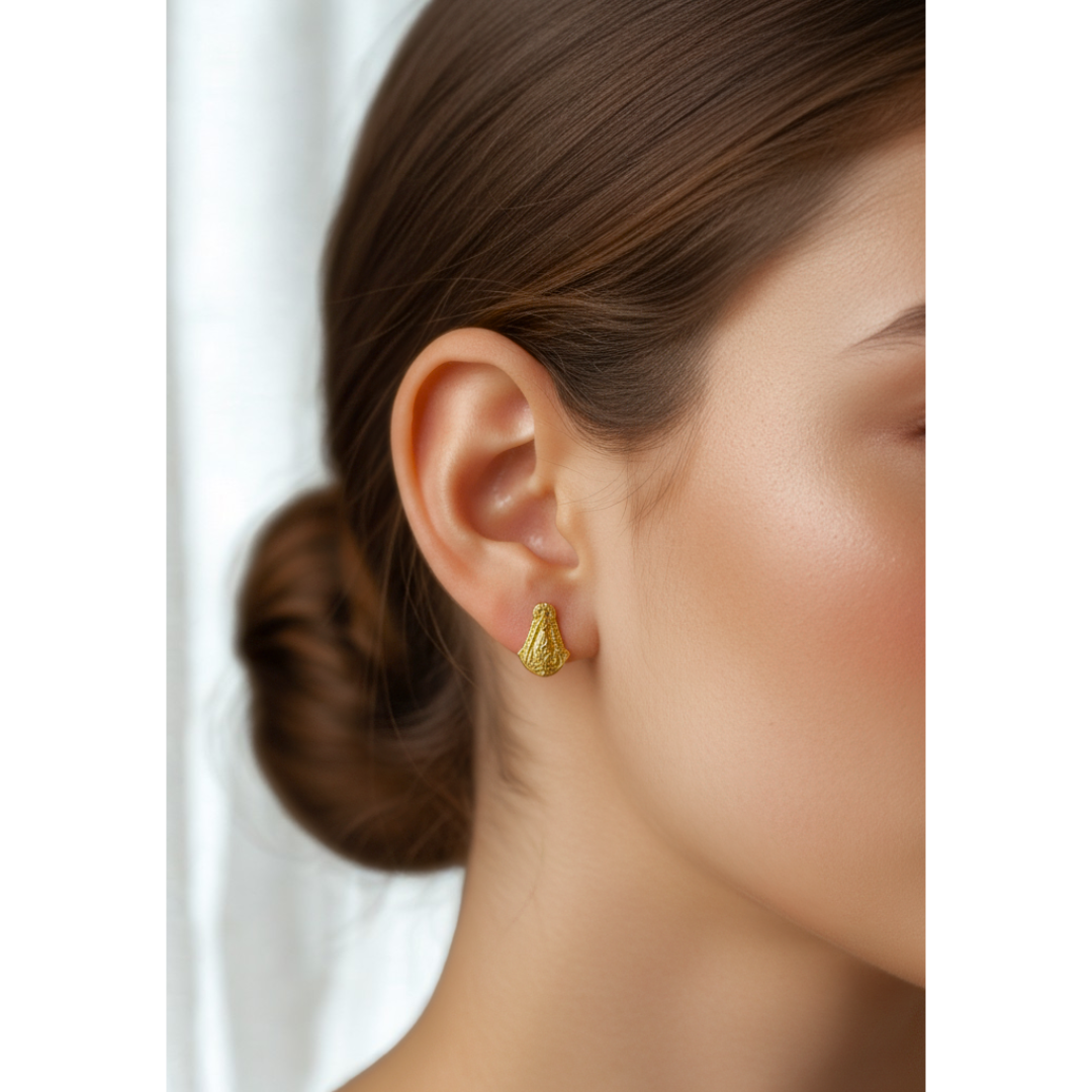 Pendientes Virgen Del Rocio Blanca Paloma