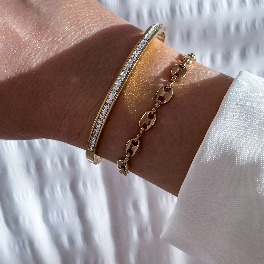 Pulsera Adriana | KHLOE JOYAS | 15%,Color Oro,Con Brillantes,Pulseras