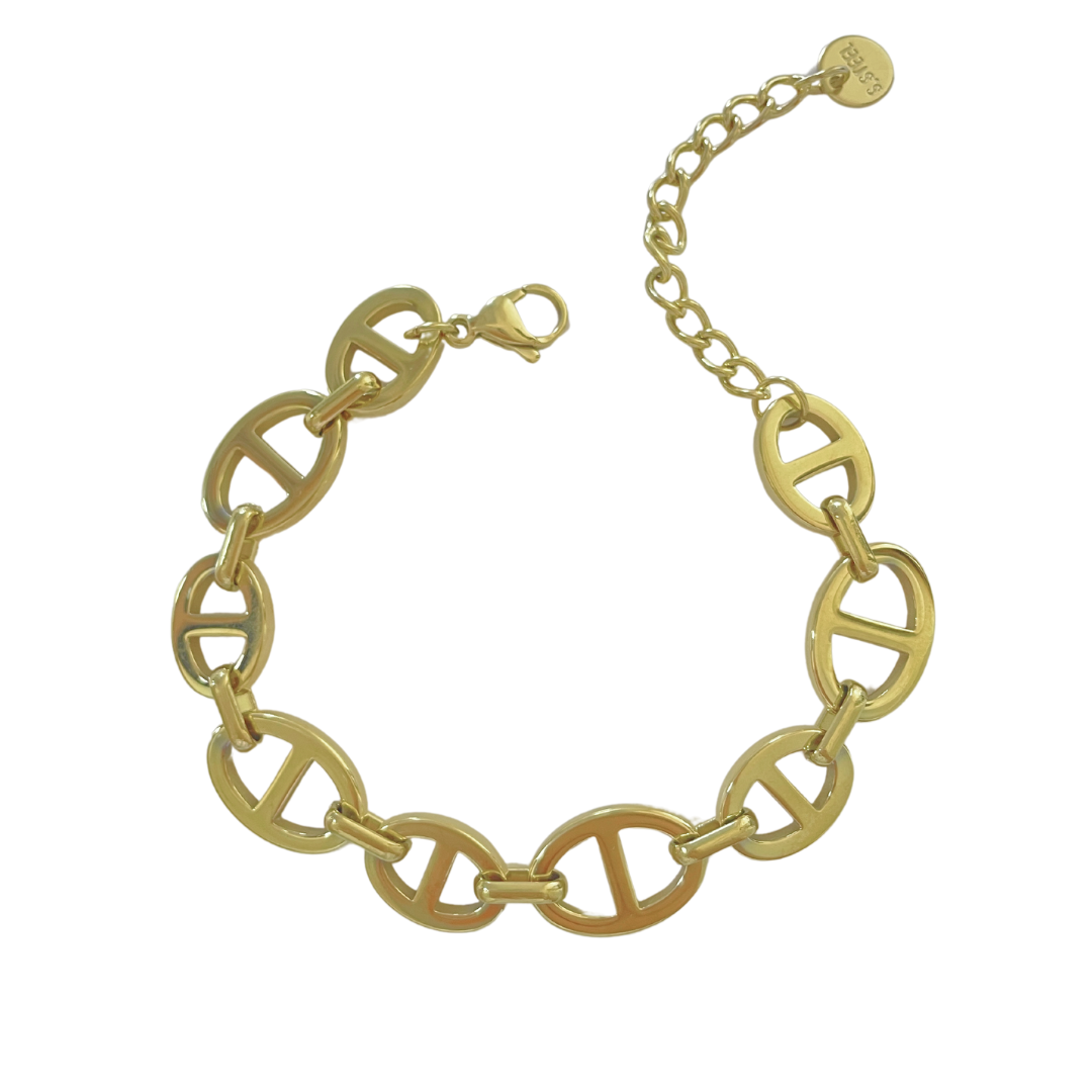 Pulsera Avenue Montaigne | KHLOE JOYAS | 40%,Color Oro,Pulseras,Unisex