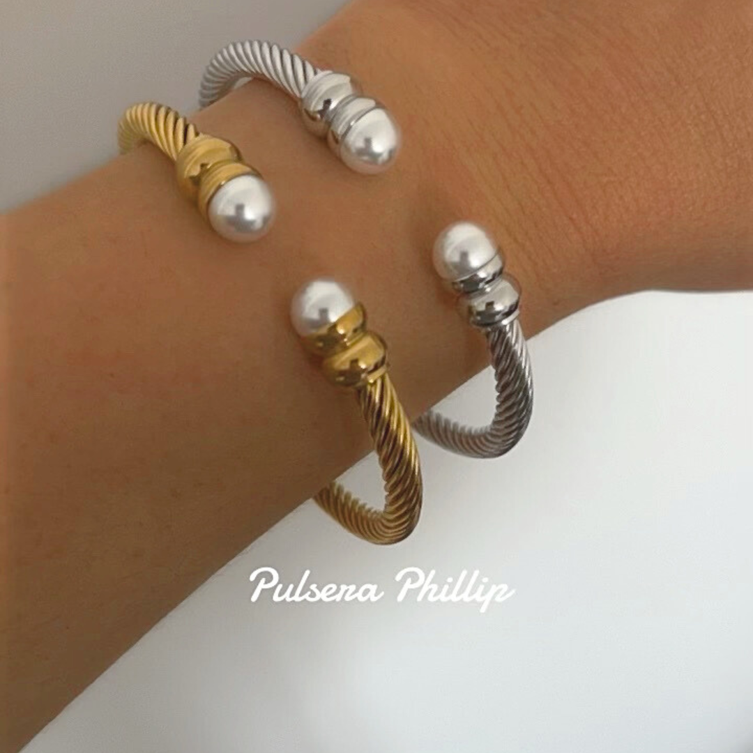 Pulsera Phillip | KHLOE JOYAS | Color Oro,Color Plata,Perlas,Pulseras