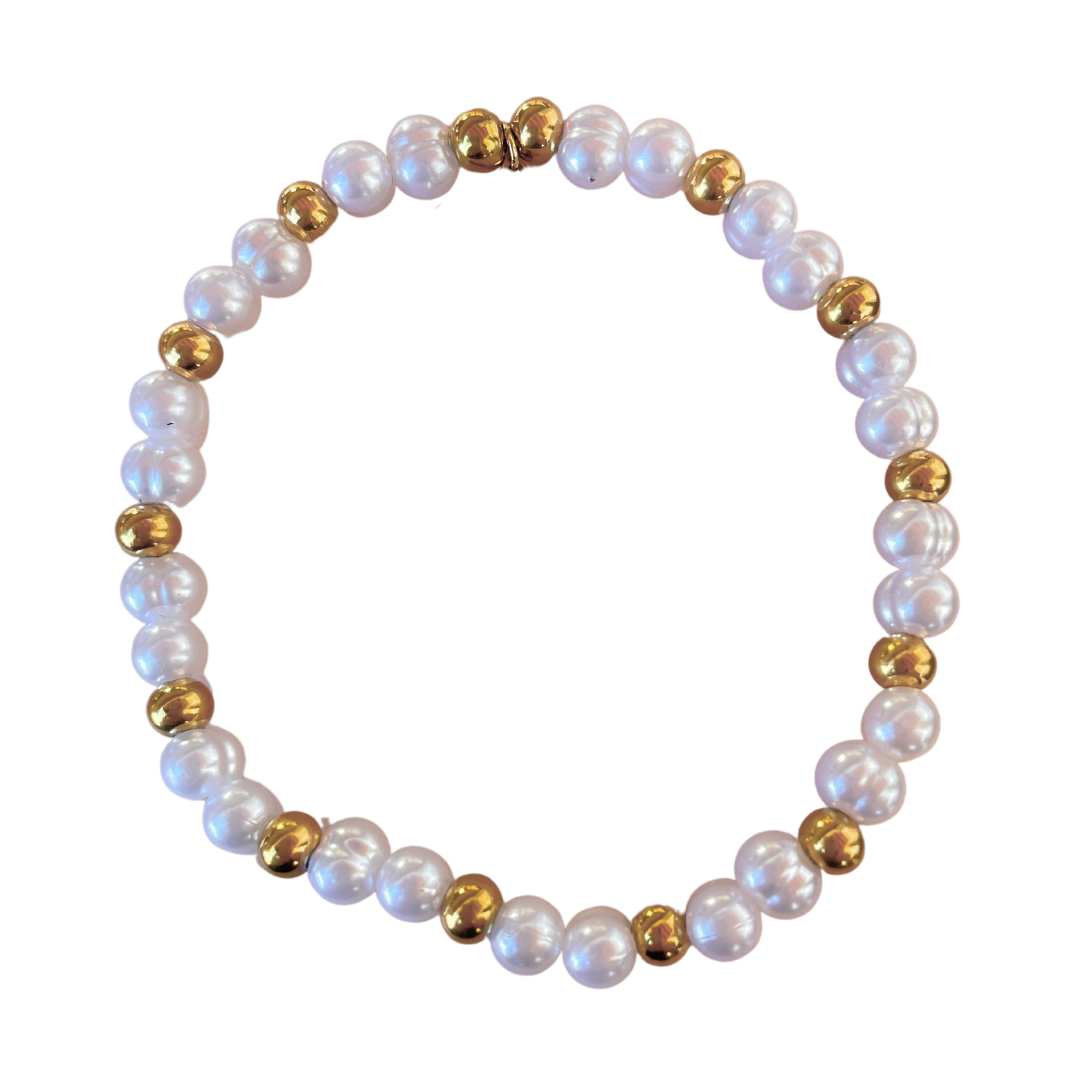 Pulsera Terramar Perla | KHLOE JOYAS | 40%,Color Oro,Color Plata,Perlas,Pulseras