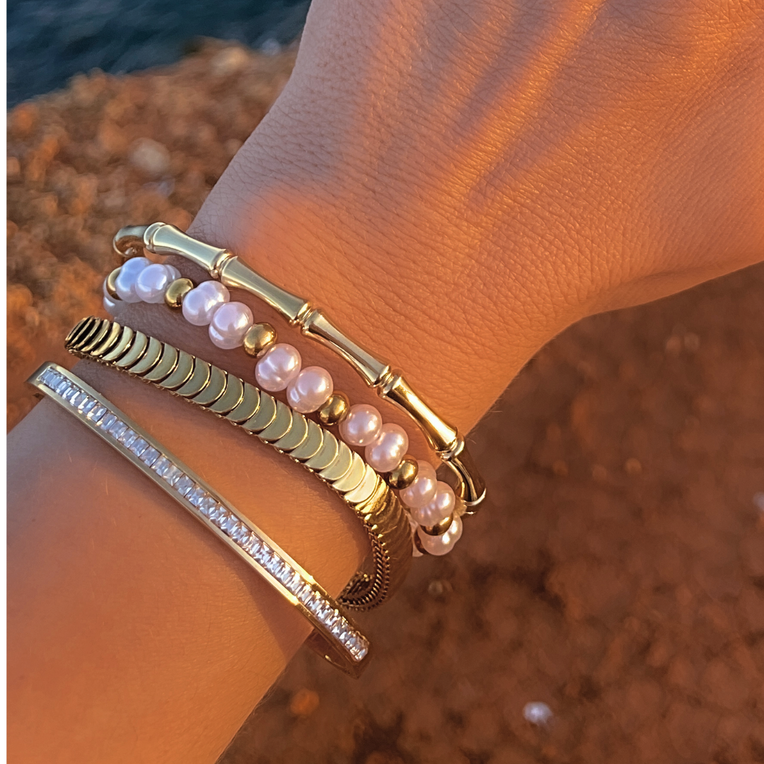 Pulsera Vanilla | KHLOE JOYAS | 40%,Color Oro,Pulseras,Unisex