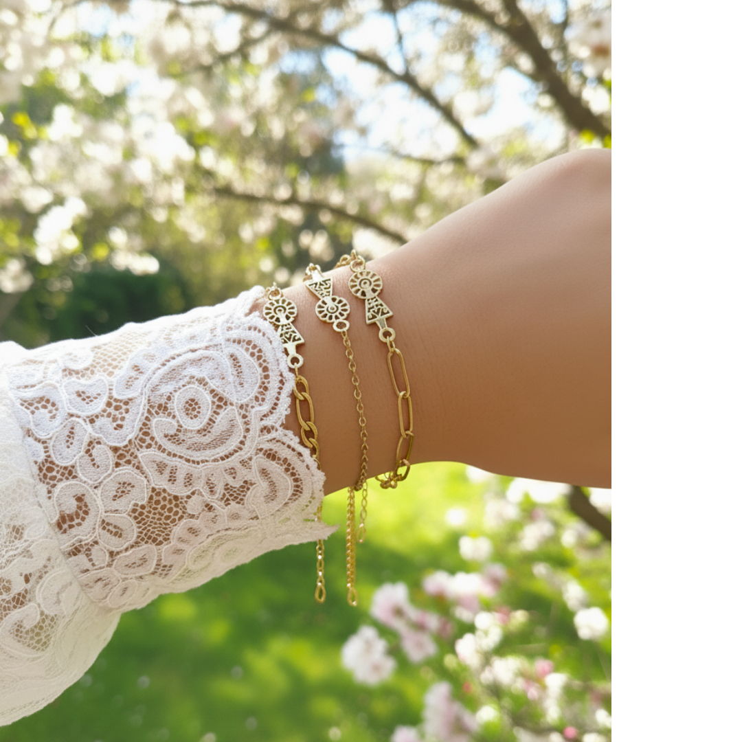 Pulsera Virgen Del Pilar Silueta