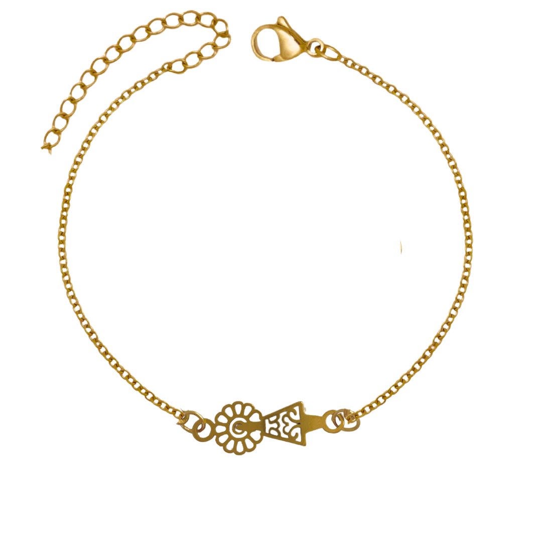 Pulsera Virgen Del Pilar Silueta