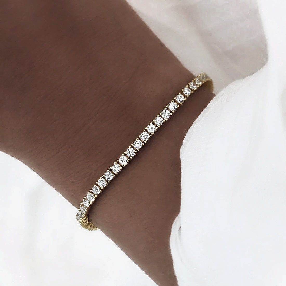 Pulsera Brillantes Tennis