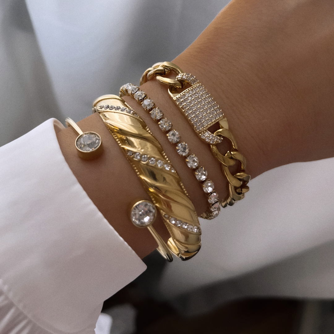 Pulsera True Love | KHLOE JOYAS | Color Oro,Con Brillantes,Pulseras