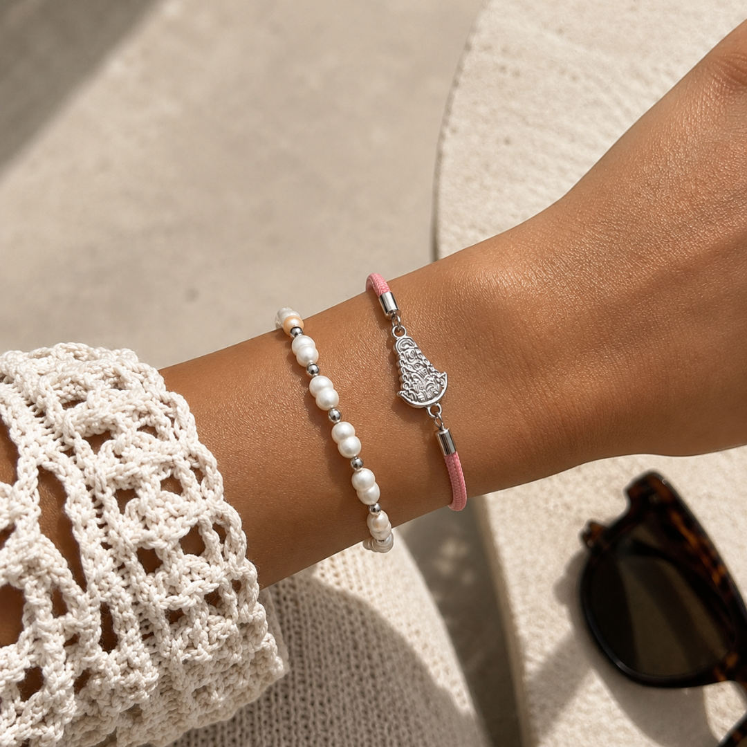 Rocio Rosa Cord Bracelet