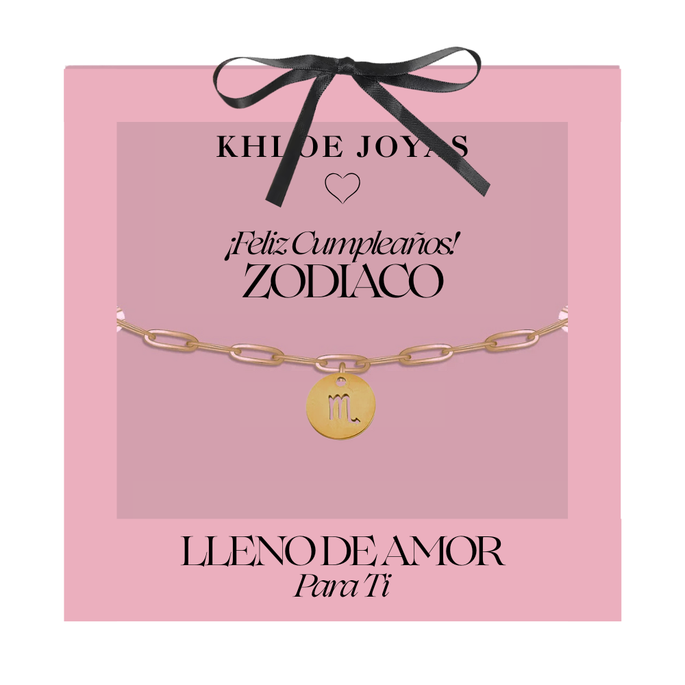 Pulsera Feliz Cumpleaños Zodiaco