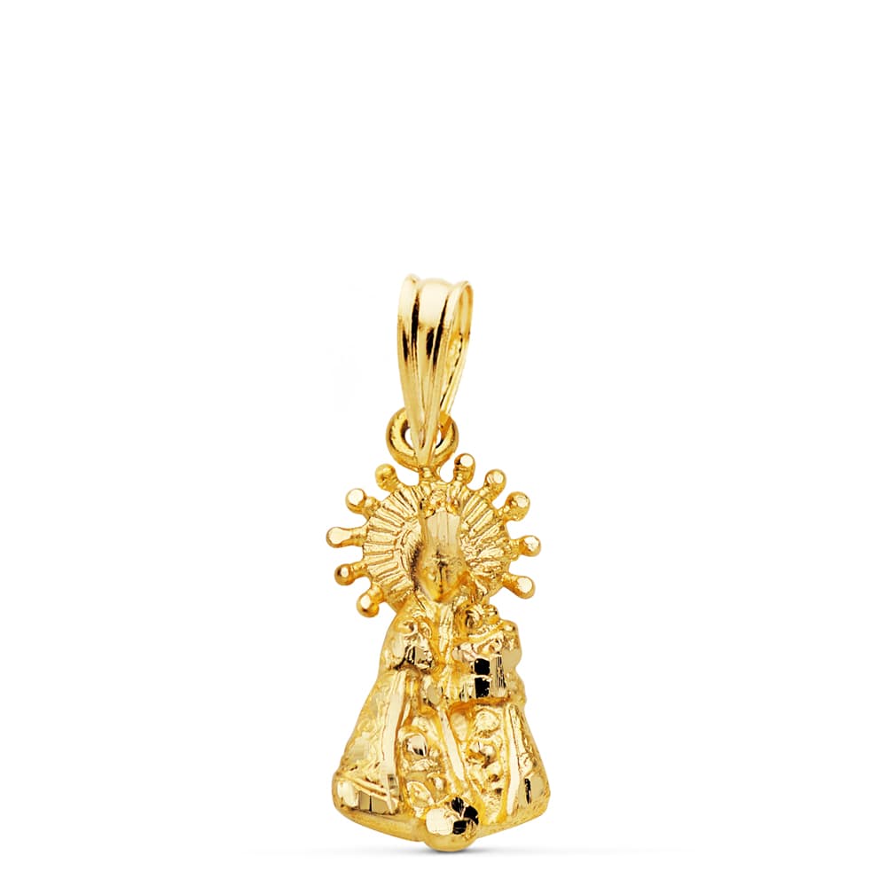 Medalla Virgen De Los Desamparados Oro 18 Quilates