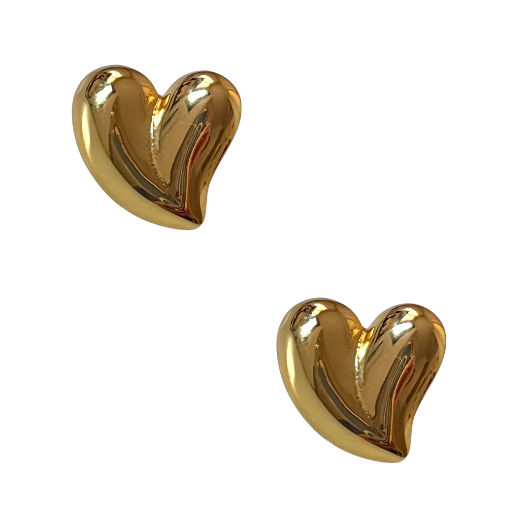 Pendientes Cupid oro 18K con corazones y flecha - Regalo San Valentín KHLOE JOYAS