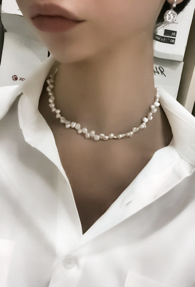 Collar Perlas Freshwater