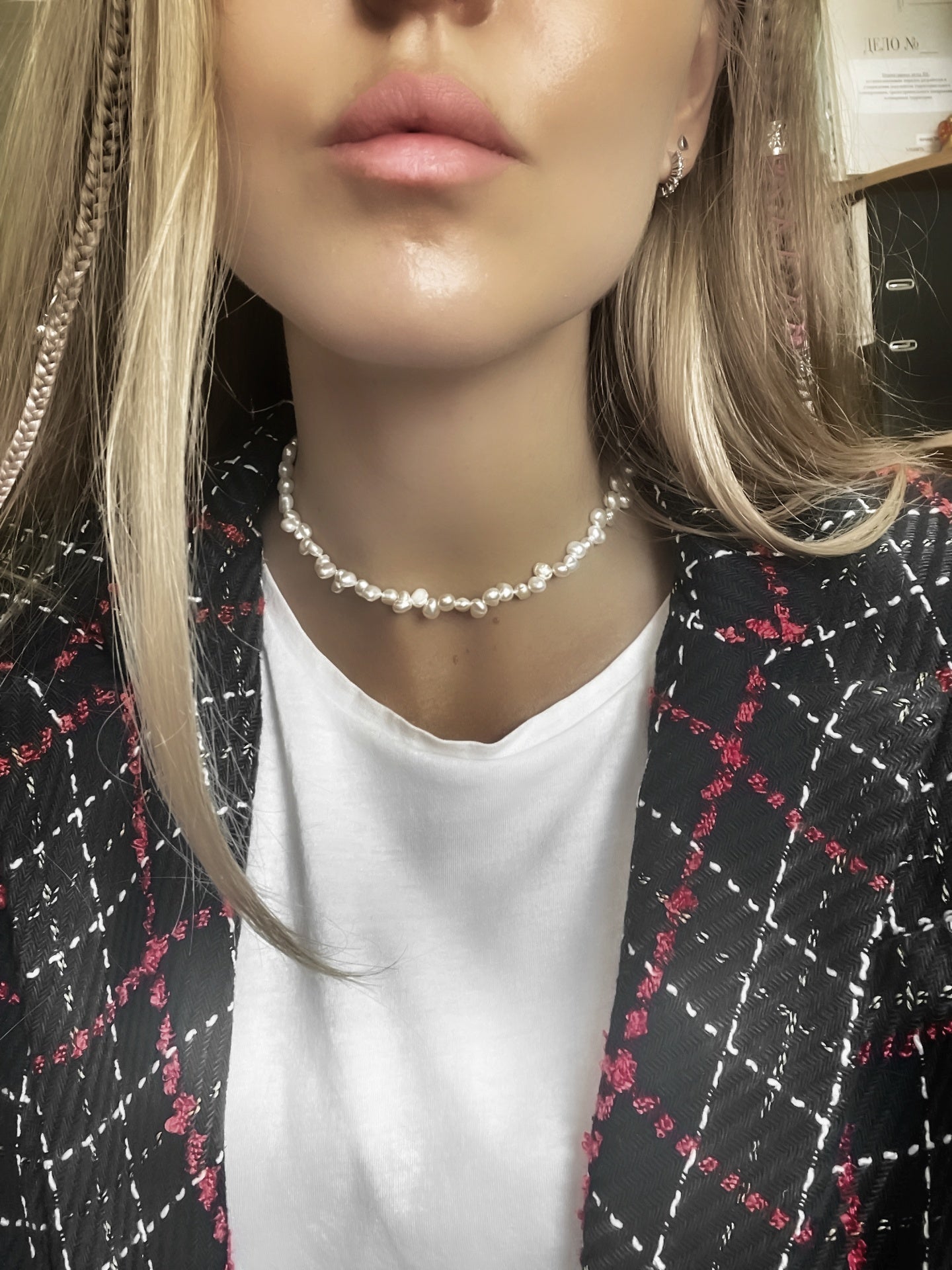 Collar Perlas Freshwater